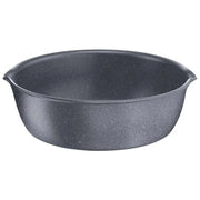 Lagostina Ingenio Mineralis Green Padella Multiuso Ø 26 cm, Padella in Alluminio 100% Riciclato, per Gas, Forno e Induzione, con Indicatore di Cottura, Utilizzabile con Manico Amovibile
