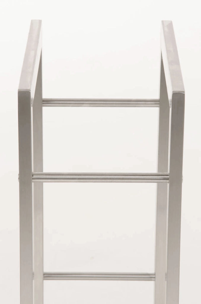 Portalegna KERI in robusto acciaio inossidabile 25x60x150 cm