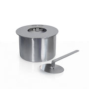 Bruciatore tondo per camino a bioetanolo biocamino inox 1,5 lt d.17 cm