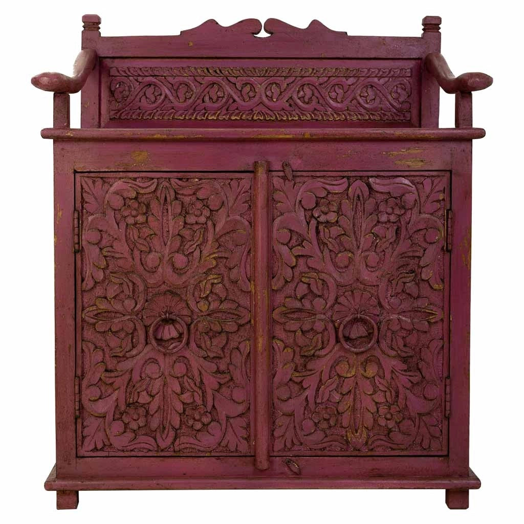 Credenza in legno rosa 70x42x85