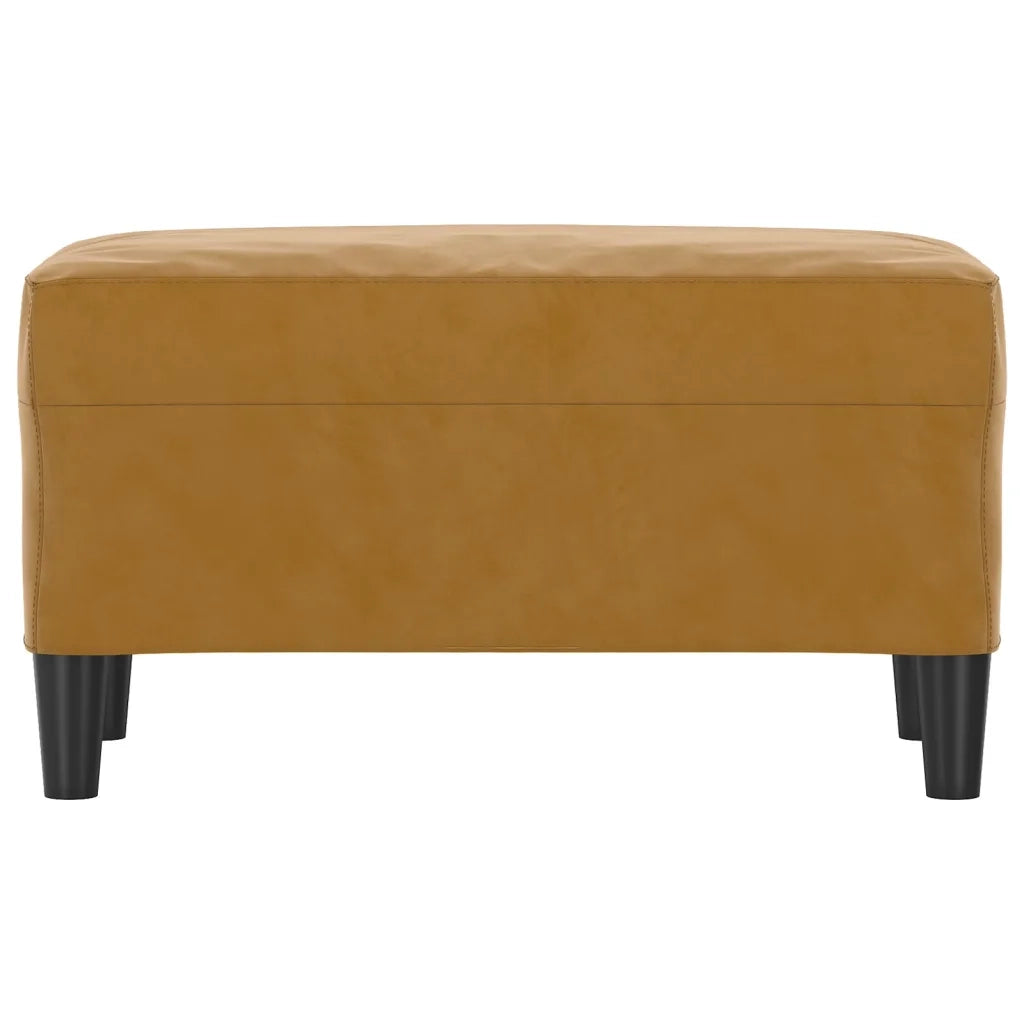 Panca Marrone 70x35x41 cm in Velluto CFW3872362