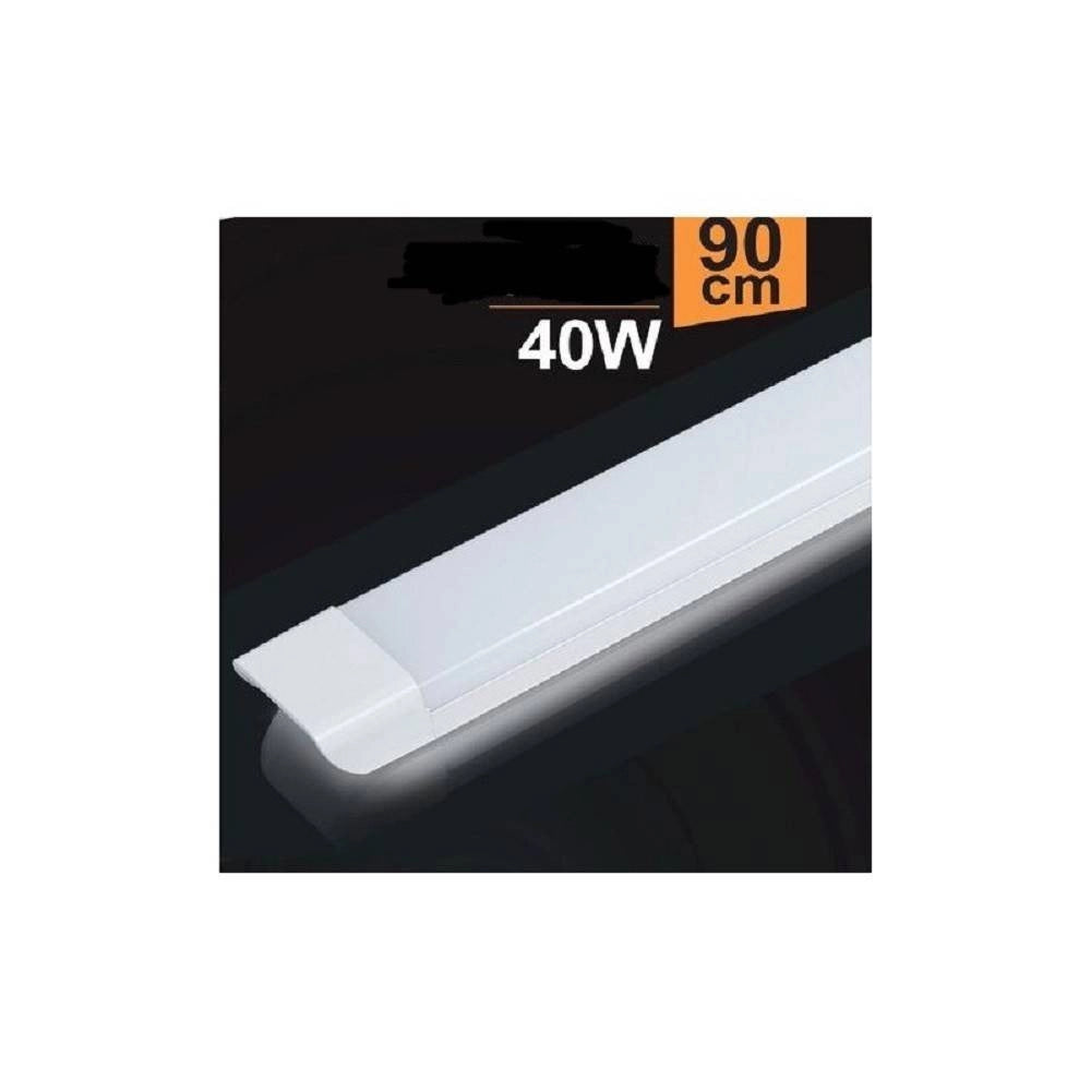 Trade Shop - Plafoniera Led Slim 40 W 90 Cm Sottopensile Ripiani Luce Calda Fredda Naturale - -bianco Naturale      -