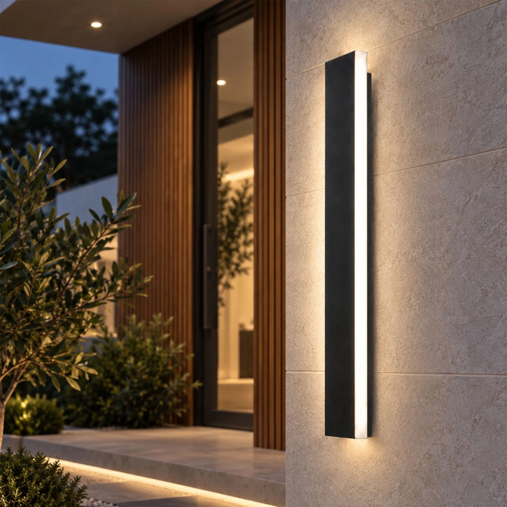 Lampada Da Parete Led Per Facciata Jnh036-g 90 Nera