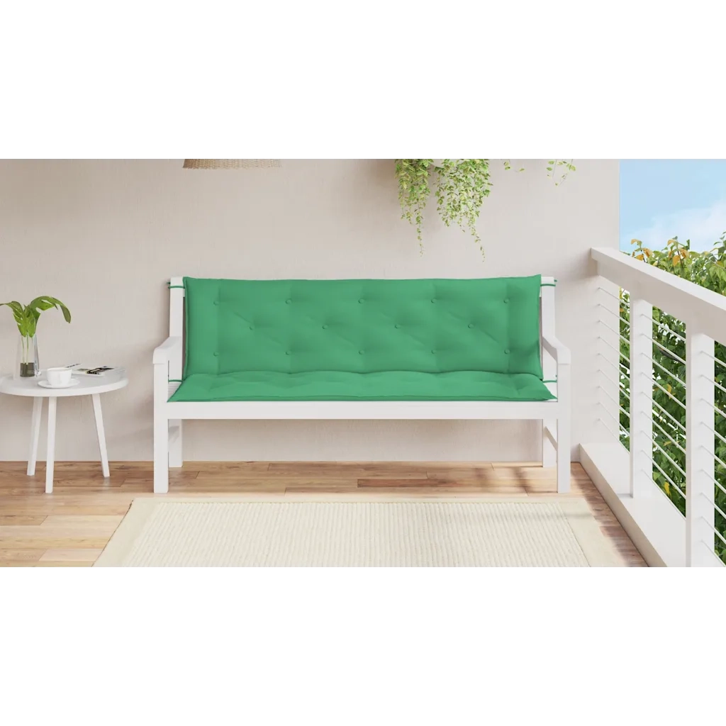 Cuscino per Panca Verde 150x(50+50)x7cm in Tessuto Oxford 315021