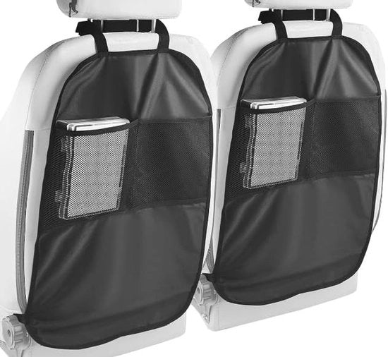 Auto Achterleuning Beschermers - Impermeabili e Facili da Pulire - Con Spazio di Stoccaggio - 2 Pezzi - Perfetti per i Bambini - Adatti per ...