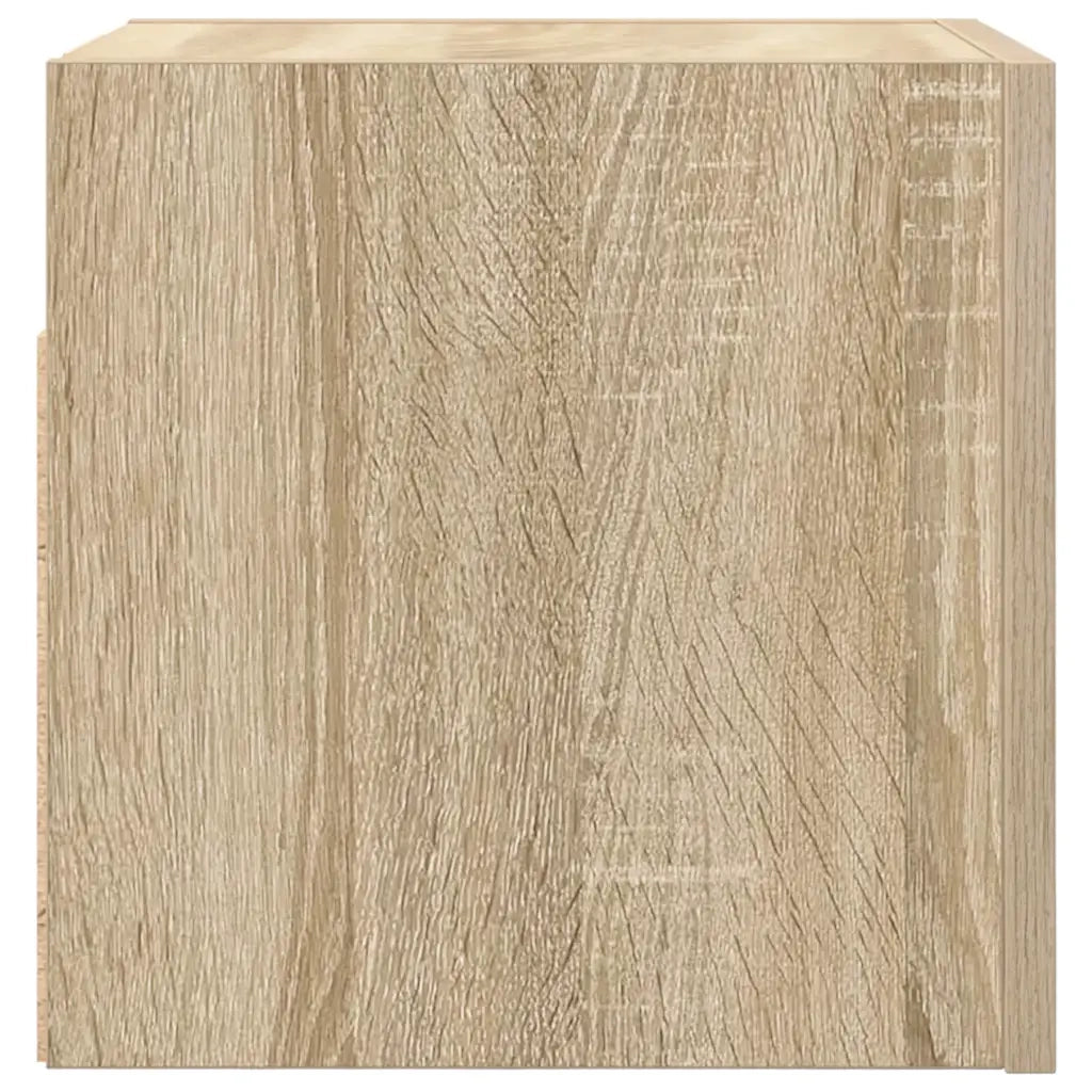 Mobili Porta TV a Parete 4pz Rovere Sonoma 30,5x30x30 cm 804492