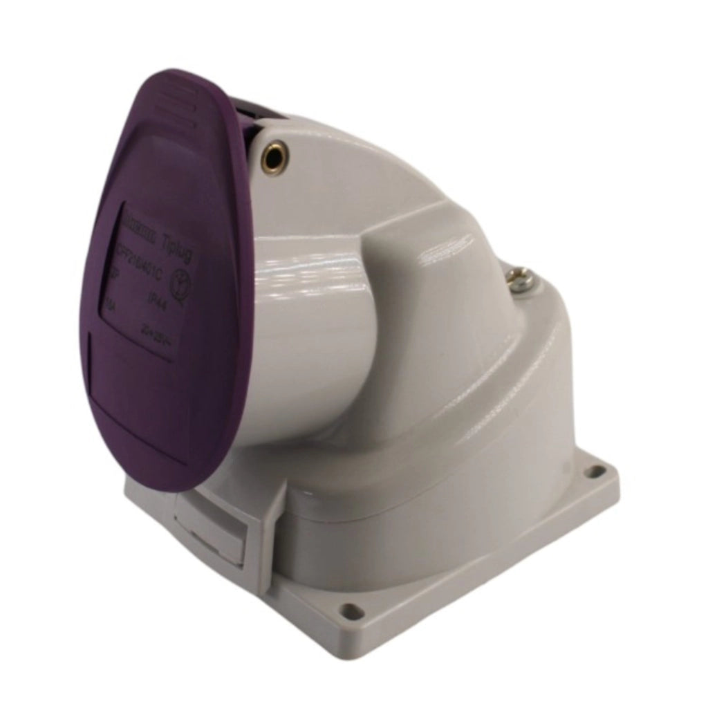 Presa fissa a bassa tensione 16A 24V 2P IP44 colore viola Bticino