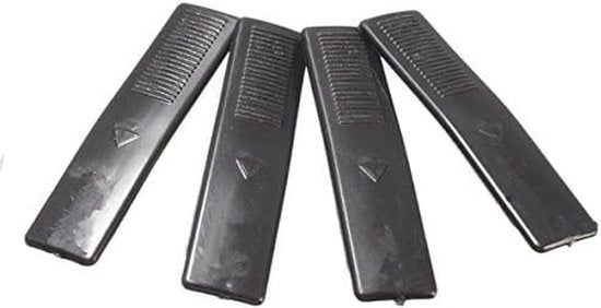 Clip di sostituzione per Dakrail - 4 pezzi - Plastica - Nero - 13 x 52 mm - Compatibile con Mazda 2/3/5/6/CX7