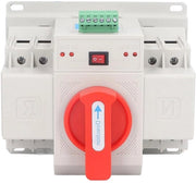 Schaltatore automatico a doppia alimentazione - 230V - 2P - Scambio automatico - Comando manuale - Manigliale di trasferimento - Adatto per 63A - Scambio affidabile e sicuro.