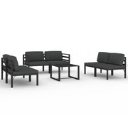 Set di mobili da giardino mobili da esterno 7 pezzi con cuscini alluminio antracite 02_0017063