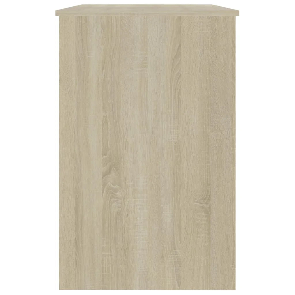 Scrivania tavolo postazione di lavoro mobile per computer studio rovere Sonoma 100 x 50 x 76 cm legno ingegnerizzato marrone 02_0023635