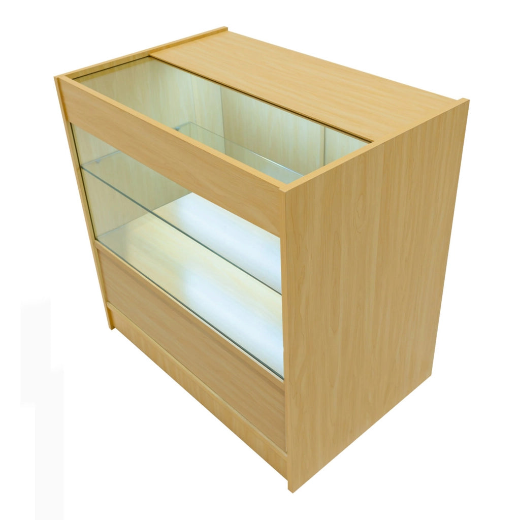 Set Banconi LED Acero Harmonia B900 C900 LM60 Vetrina Negozio con Serratura