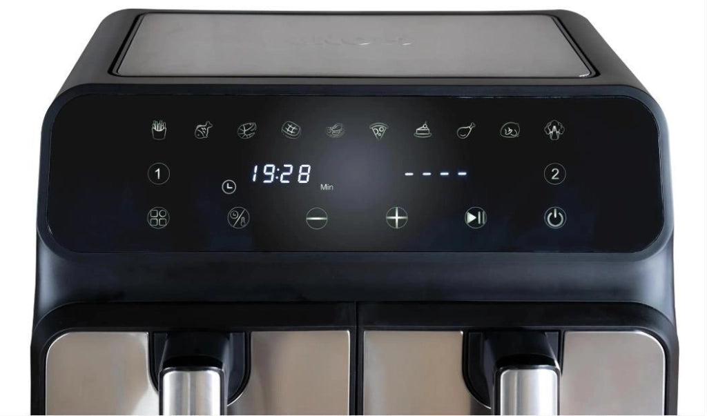 Unold 58685 friggitrice Doppia 8 L Indipendente 1700 W Friggitrice ad aria calda Nero, Grigio
