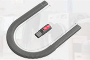 Accessori per pulizia delle fessure della aspirapolvere, tubo flessibile da 86,4 cm (34 pollici), compatibile con V7 V8 V10 V11 V15 GEN5, spazzola per rimozione di peli in lavatrice, per pulizia di dettagli auto e fessure in casa.