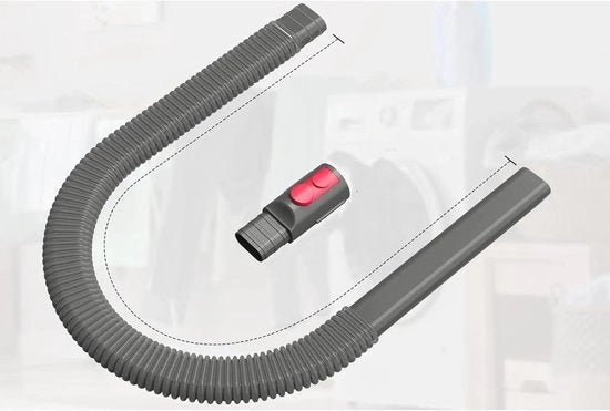 Accessori per pulizia delle fessure della aspirapolvere, tubo flessibile da 86,4 cm (34 pollici), compatibile con V7 V8 V10 V11 V15 GEN5, spazzola per rimozione di peli in lavatrice, per pulizia di dettagli auto e fessure in casa.