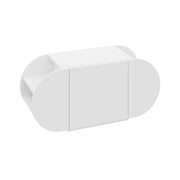 Mobile Portascarpe Sequoia, Scarpiera 10 Paia, 110x40x50h cm Bianco