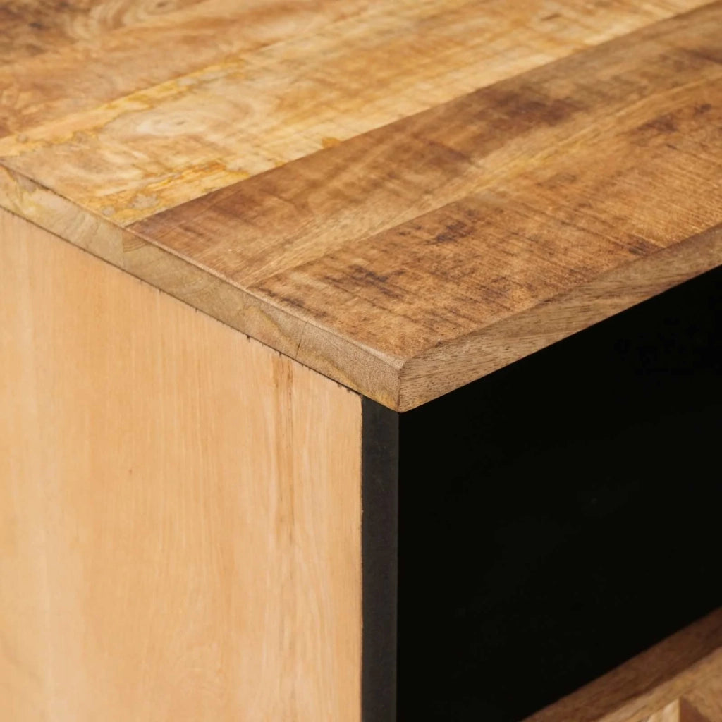 Comodino 2 pcs Marrone 50 x 33 x 60 cm Legno di mango massello 4018923