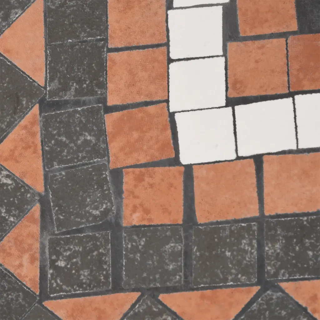 Base per Ombrellone Terracotta e Bianco Quadrata 12 kg 362226