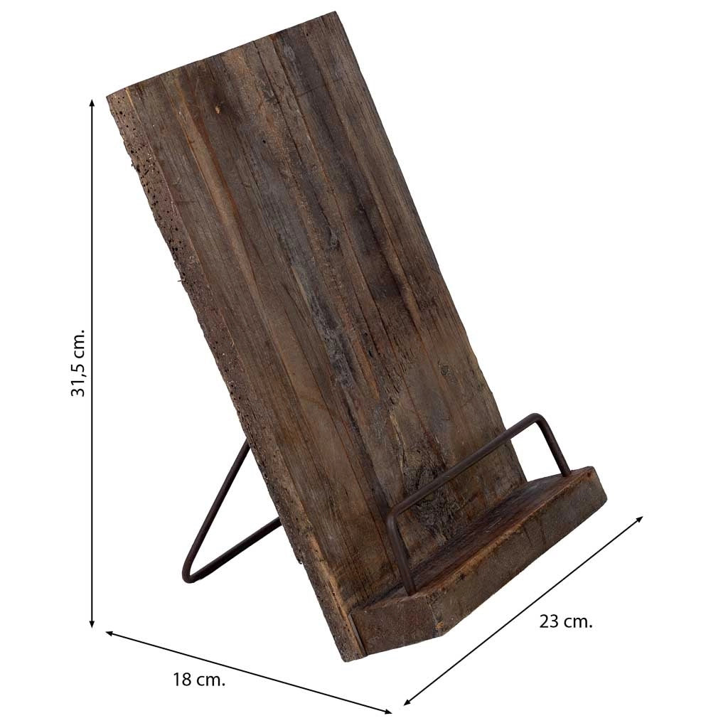 Leggio in legno marrone 23x18x31,5h cm