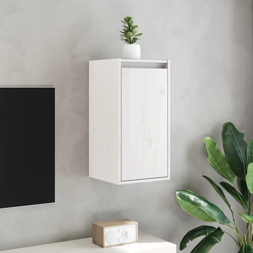 Pensili 2 pz Bianchi 30x30x60 cm in Legno Massello di Pino cod mxl 33035