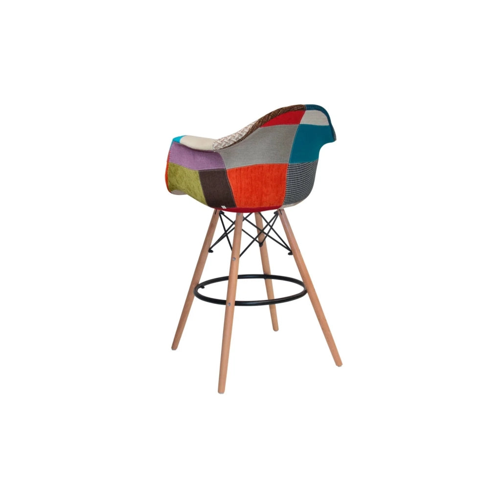 LÚZETE - SILLON TABURETE TOWER PATCHWORK