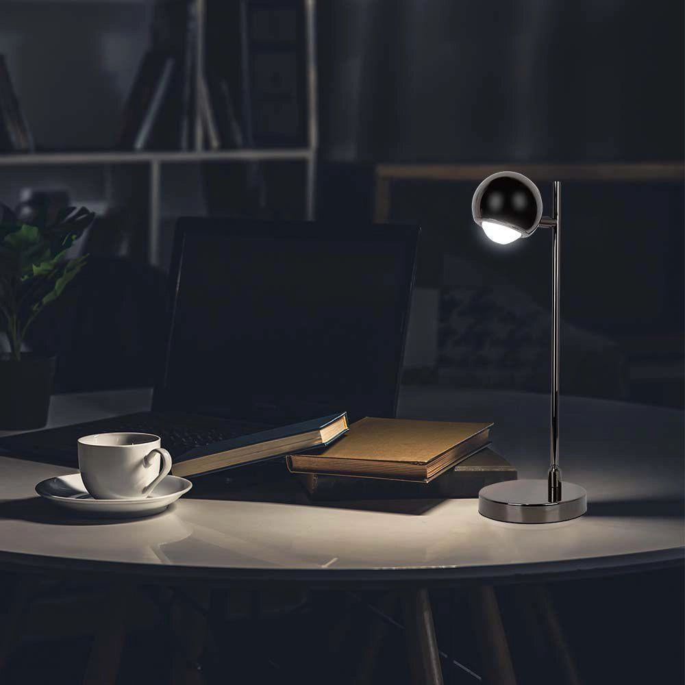 Lampada da scrivania LED 6W 500lm 3000K nera V-TAC