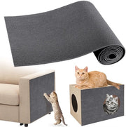 Mat per Gatti Autoadesivo 200cm×40cm, Protezione per Mobili per Gatti, Tappeto per Gatti con Protezione, Parete per Gatti con Protezione, Scudo per Mobili per Gatti, Dimensioni: 200cm×40cm, Colore: Grigio
