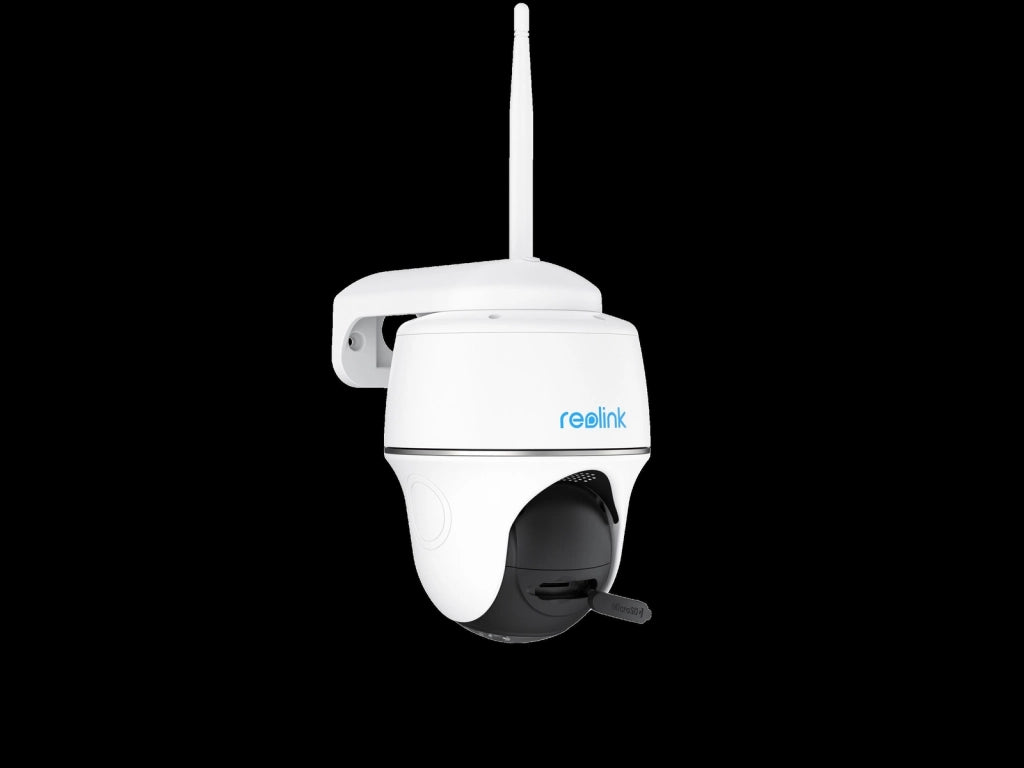 Reolink BWPT2K05 Argus Series B430 Telecamera IP Wi-Fi a batteria solare 5MP Pan Tilt visione notturna audio 2 vie colore Bianco