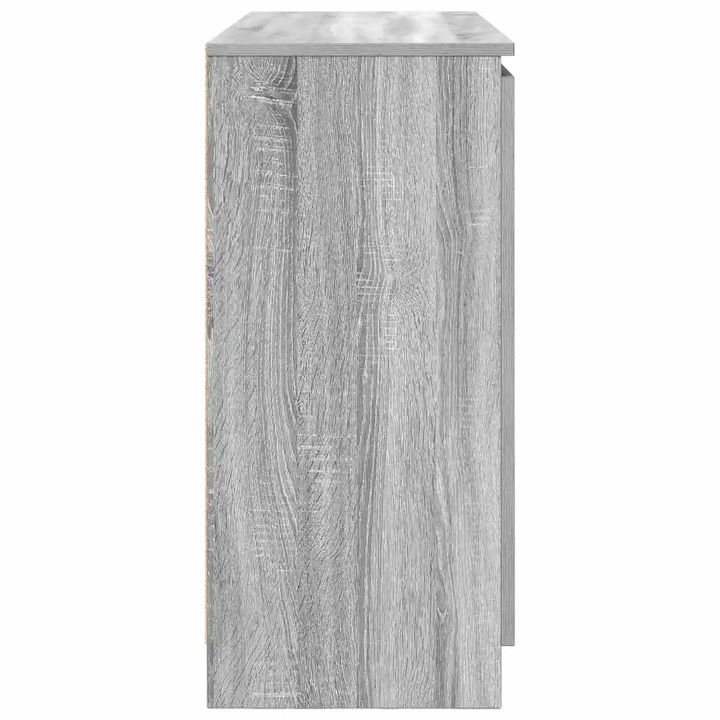 Credenza con Cassetti Grigio Sonoma 100,5x35x76cm in Truciolato 3328449