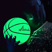 Cestino da Basket per Bambini - Dimensione 7 - Luminoso - Coperchio in Composito Pelle - Resistente ai Sforzi - Assorbe il Sudore - Buon Grip - Pallone da Basket per Sport