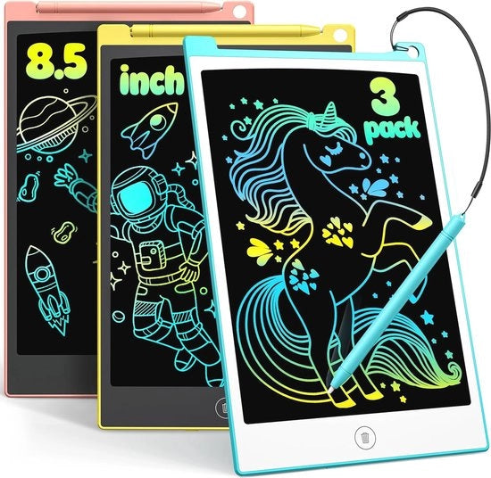 Tavola interattiva LCD 8,5 pollici per bambini - Gioco creativo per l'istruzione e le attività