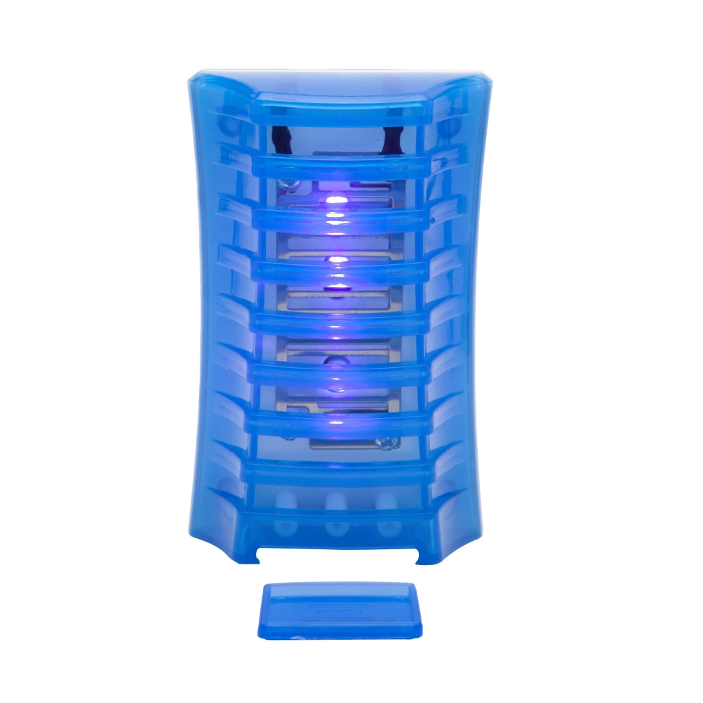 Antizanzare elettrico UV LED compatto, griglia elettrificata alta tensione, copertura 20m², camerette bambini 0,4W - SOGO