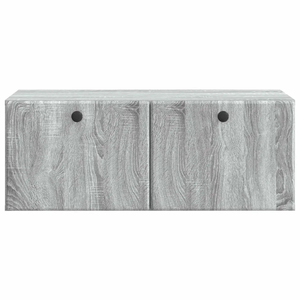 Mobile Porta TV da Muro 78,5 x 41 x 30 cm Sonoma grigio 899201