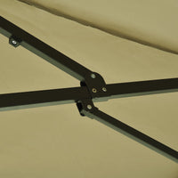 Ombrellone da Giardino Doppio Tetto 4,6x2,7 m  Roland Ecrù