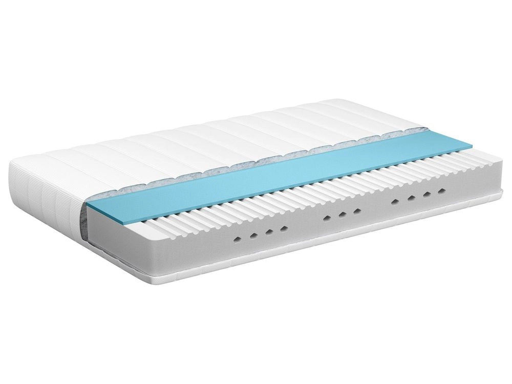 Materasso memory foam gel poliestere medio duro doppio sfoderabile con maniglie 120 x 200 cm camera da letto ottimo sostegno
