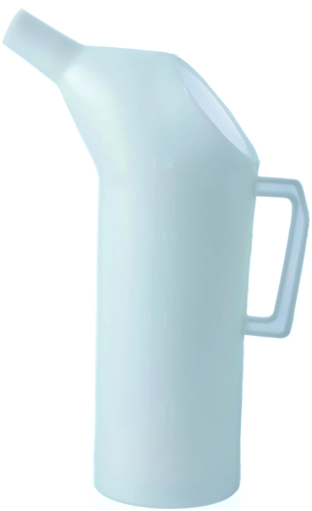 CARAFFA GRADUATA CON IMBUTO PER OLIO lt. 2