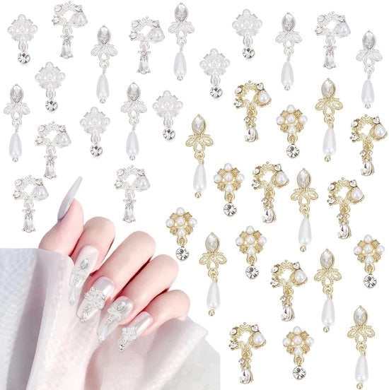 36 Stuks Luxe Nagelbedels per Flessa per Nail Art