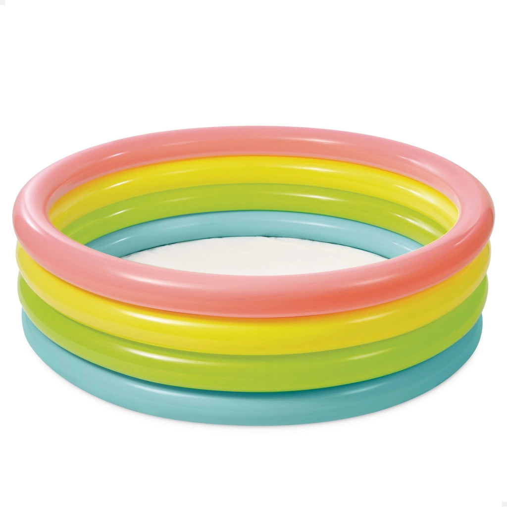Piscina Gonfiabile Tonda 4 Anelli +3 Anni Ø 168 mm CMX46H. Peso 2,6 kg