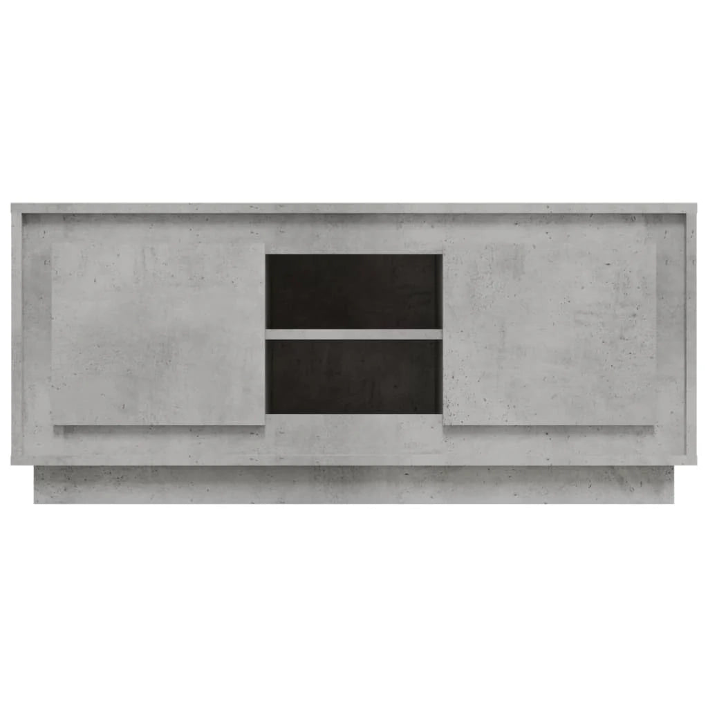 Mobile TV multimediale mensola TV credenza TV sala da pranzo soggiorno camera da letto 102 x 35 x 45 cm legno ingegnerizzato grigio 02_0025571