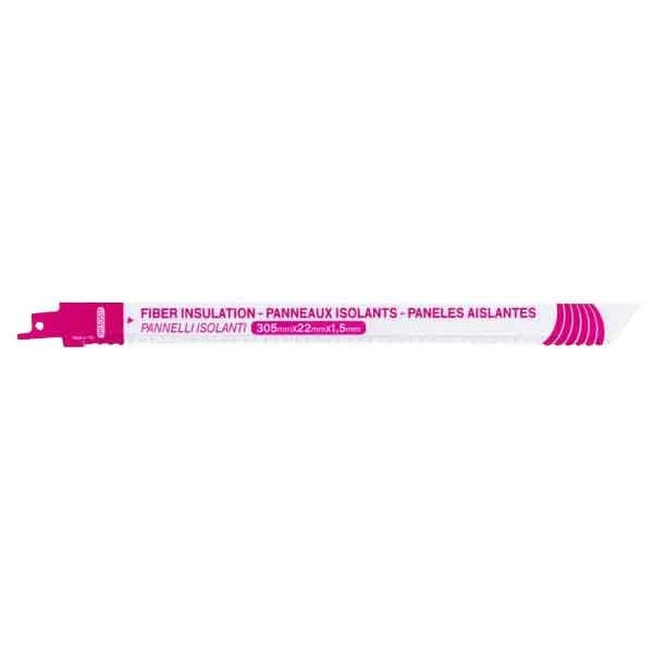 LAMA PER SEGA UNIVERSALE TAGLIO PANELLI ISOLANTI  ECEF 305 mm - 2 pezzi- ECEF