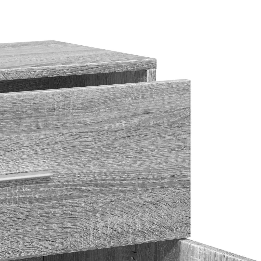 Credenza-Buffet-Armadio da cucina Grigio Sonoma 60x31x70cm in Legno Multistrato 189633