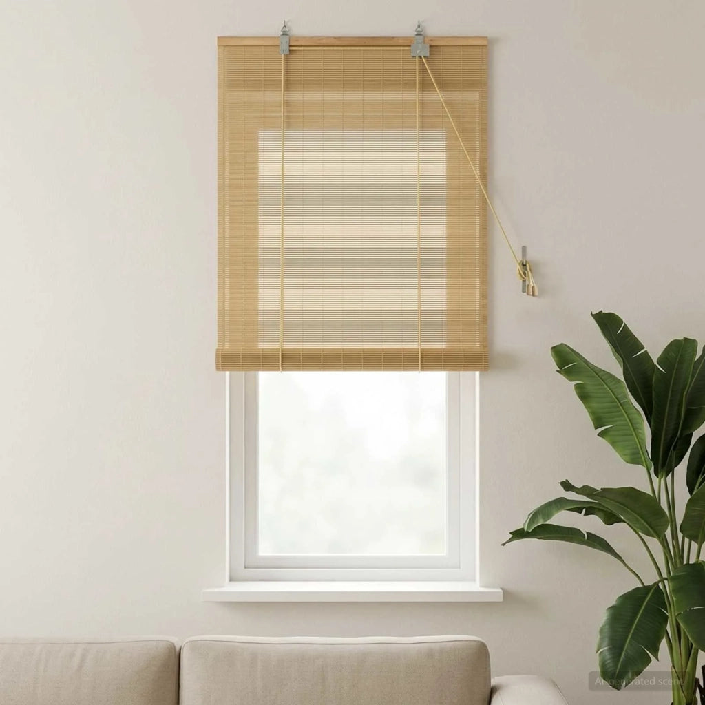 Tenda a rullo Naturale 60 x 160 cm Bambù 42040561