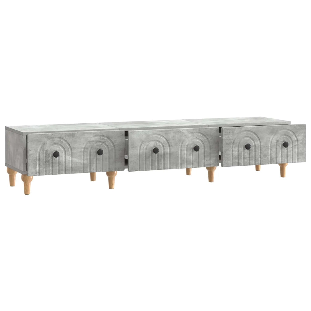 Mobile TV con cassetto Grigio Cemento 147 x 34,5 x 30 cm