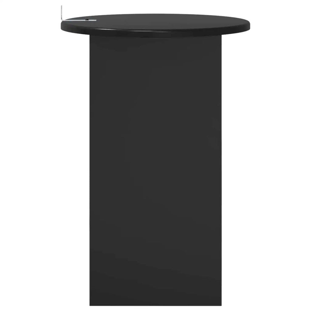 Tavolo laterale Rovere Nero Ø 39,5 x 55 cm Legno ingegnerizzato 8001038