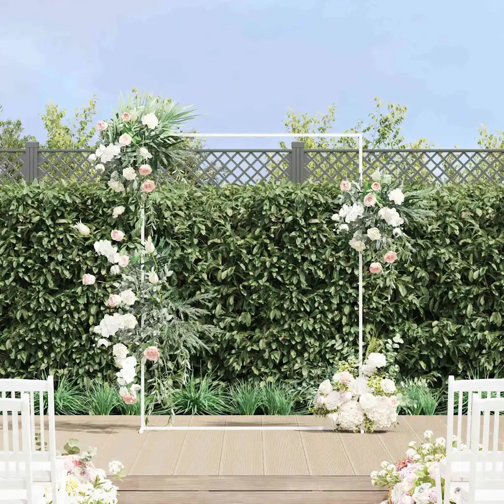 Arco Nuziale Bianco 150 x 49,5 x 200 cm Acciaio 42023039