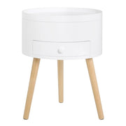 Cassettone Scandinavo per Camera da Letto - Comodino, Scrittoio - Camera da Letto, Salotto - Solido - MDF - 38x38x50 cm - Bianco