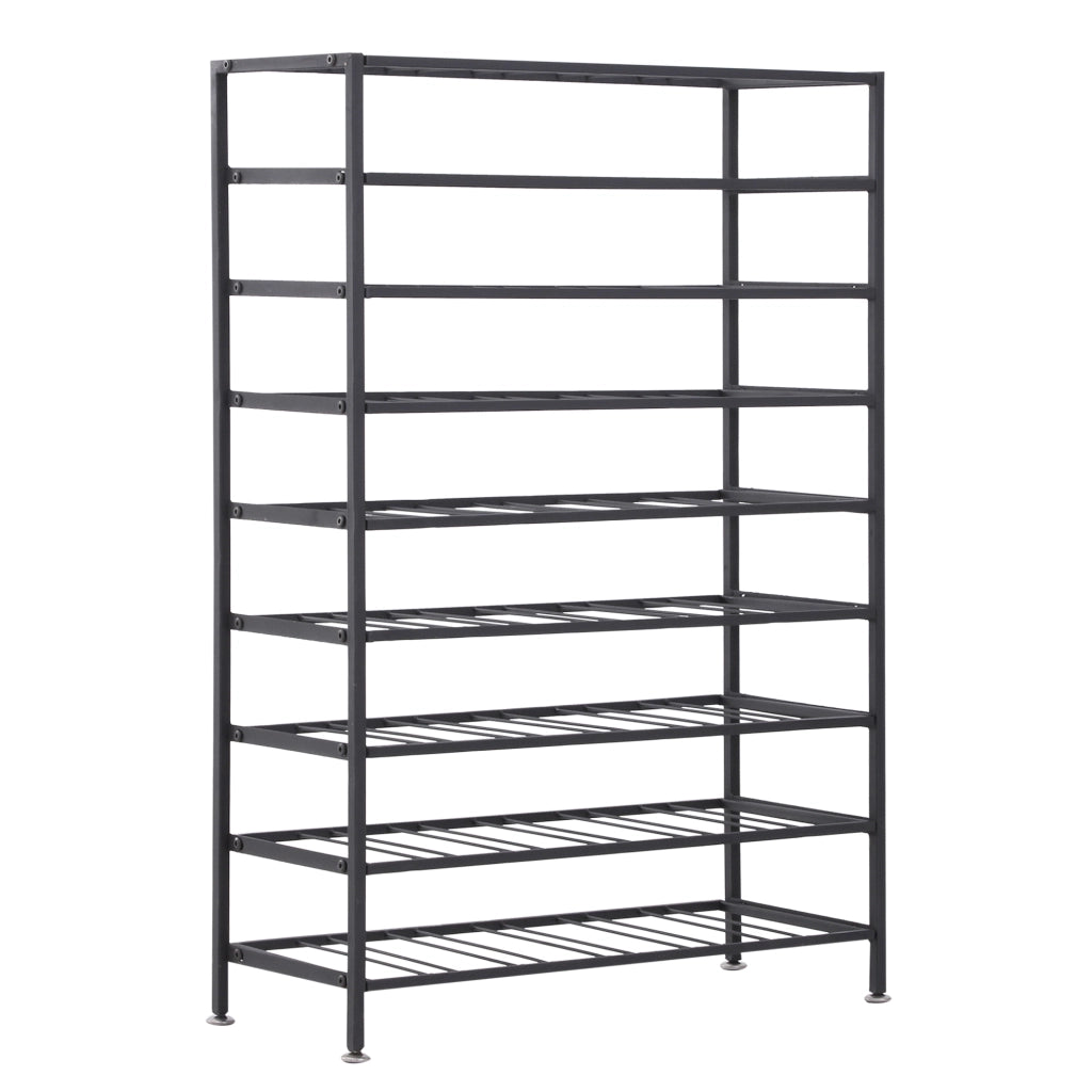 Portabottiglie da 54 bottiglie ¨C zephmum ¨C metallo nero 63x25x91 cm