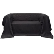 Fodera per Divano in Micro-Camoscio Antracite 270 x 350 cm cod mxl 54740