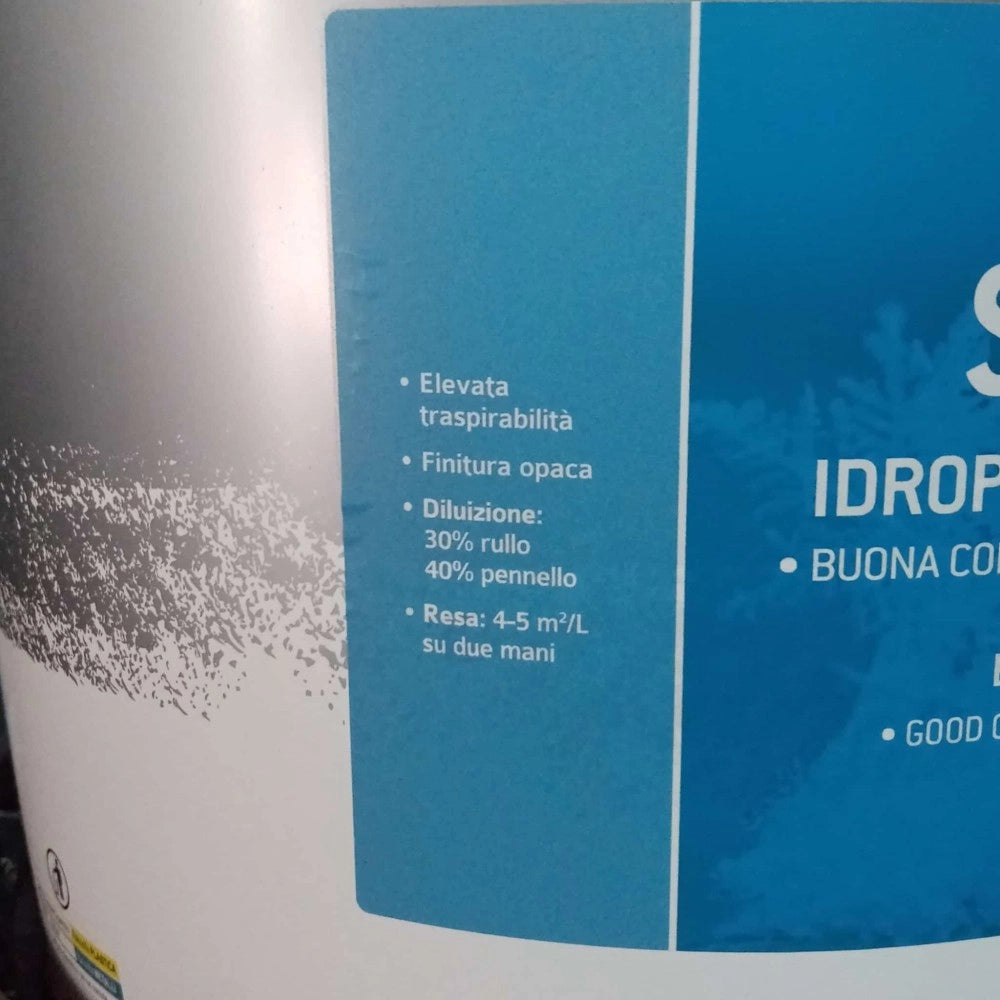Tixe stelvio 14lt idro pittura traspirante bianca opaca per interni