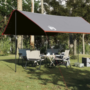 Telone da Campeggio Grigio e Arancione 430x380x210 cm Impermeabile 94684